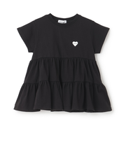 【綿100%】半袖ティアードチュニック