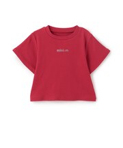 【サラサラプラス】【吸水速乾】テレコ半袖ちびT