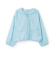 【UVカット】【冷房対策】シアーパーカー