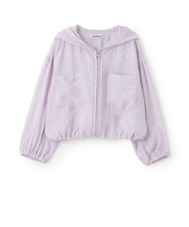 【UVカット】【冷房対策】シアーパーカー