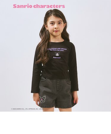 【サンリオキャラクターズ/C100】リンガー長袖Tシャツ