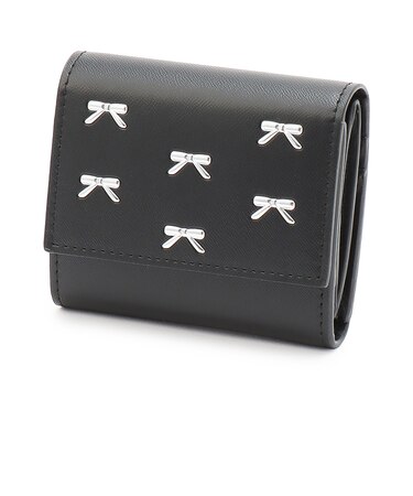 リボンボックスコイン三つ折り財布