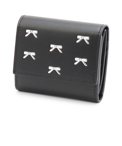 リボンボックスコイン三つ折り財布