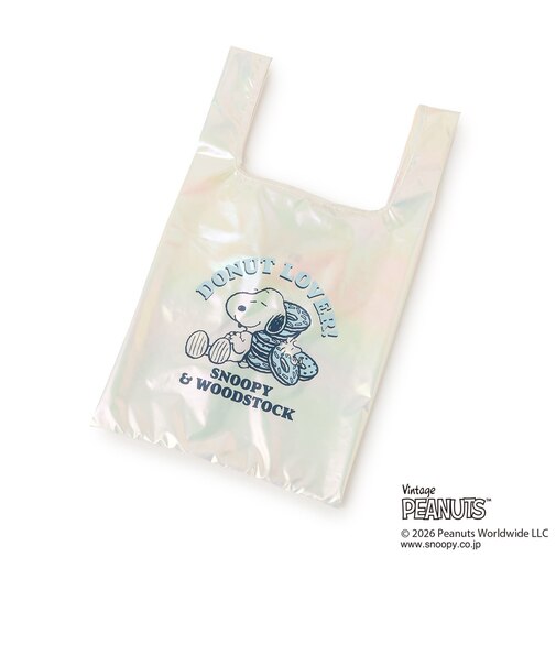 【SNOOPY】メタリックトートバック