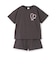 【綿100】スプレーバックプリント半袖Tシャツセットアップ