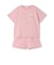 【綿100】スプレーバックプリント半袖Tシャツセットアップ