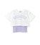 【インナーつき】肩あきクロップド半袖Tシャツ
