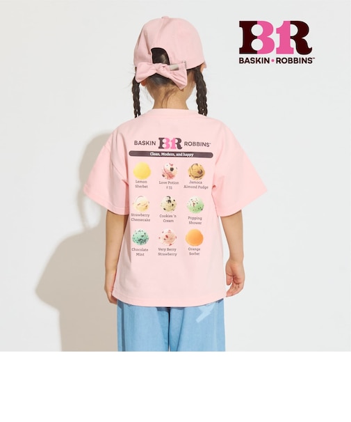 【サーティワン アイスクリーム】【接触冷感】バックプリントルーズ半袖Tシャツ