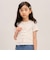 【吸水速乾】【サラサラプラス】テレコレースアップ半袖Tシャツ