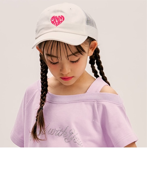 【UV】刺しゅうアソートメッシュキャップ