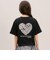 【綿100%】バックハートTシャツ