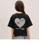 【綿100%】バックハートTシャツ