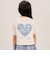 【綿100%】バックハートTシャツ