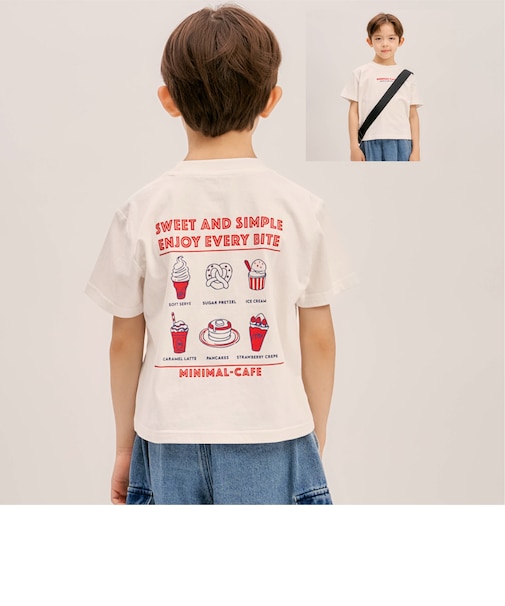 【綿100%】【プチプラ】グラフィックアソート半袖Tシャツ