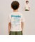 【綿100%】【プチプラ】モチーフバックプリント半袖Tシャツ
