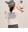 【綿100%】【プチプラ】モチーフバックプリント半袖Tシャツ