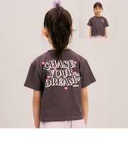 【綿100%】【プチプラ】モチーフバックプリント半袖Tシャツ