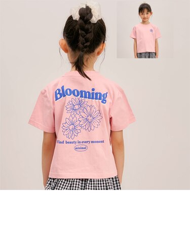 【綿100%】【プチプラ】モチーフバックプリント半袖Tシャツ