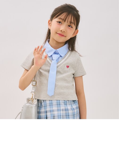 シャツレイヤードテレコTシャツ