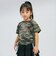 ラインストーンロゴドロスト半袖Tシャツ