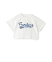 【綿100%】ロゴアソートクロップド半袖Tシャツ