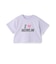 【綿100%】ロゴアソートクロップド半袖Tシャツ