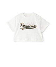 【綿100%】ロゴアソートクロップド半袖Tシャツ