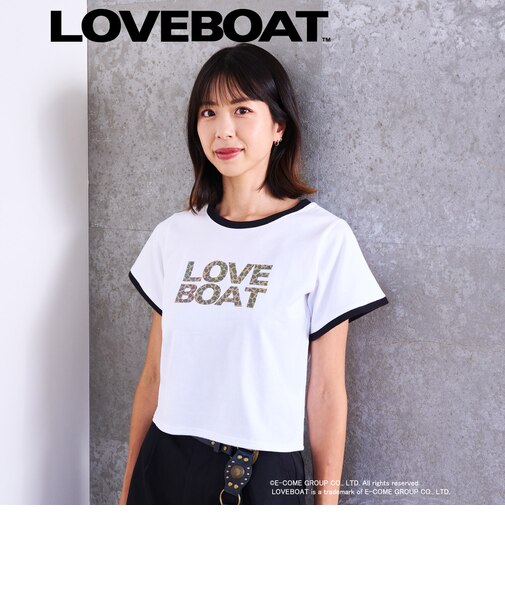 【親子リンク】LOVEBOATリンガーTシャツ(レディース)