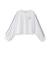 【防汚加工】クロップドバックハート袖ライン長袖Tシャツ