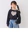 【防汚加工】ワンショルグラフィック長袖Tシャツ