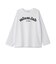 【防汚加工】アップリケグラフィック長袖Tシャツ