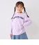 【防汚加工】アップリケグラフィック長袖Tシャツ