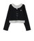 テレコレースアップ長袖Tシャツ