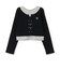テレコレースアップ長袖Tシャツ