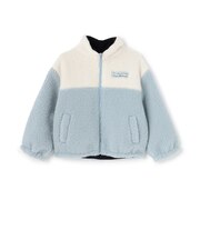 リバーシブルボアブルゾン