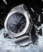 G-SHOCK(ジーショック)【正規販売店】20気圧防水/Bluetooth対応/メタル/腕時計/GM-B2100D-1AJF/レディース・メンズ/ユニセックス/ムラサキスポーツ