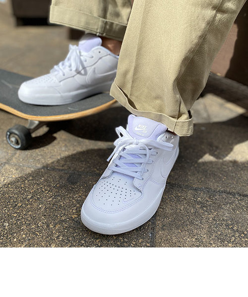 NIKE SB(ナイキエスビー)ﾒﾝｽﾞ/ﾚﾃﾞｨｰｽ/ｼｭｰｽﾞ・ｽﾆｰｶｰ/Force 58 PRM  L(フォース58プレミアム)/DH7505-100/ｽｹﾎﾞｰ ・ｽｹｼｭｰ/ムラサキスポーツ｜ムラサキスポーツの通販｜&mall（アンドモール）三井ショッピングパーク公式通販