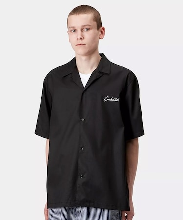 Carhartt WIP/ I031465 S/S DELRAY SHIRT 半袖シャツ ルーズシルエット カーハートダブリューアイピー メンズ ムラサキスポーツ