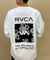 RVCA(ルーカ) 長袖Tシャツ/スクエアロゴTシャツ/オーバーサイズ/クルーネック/BD042-065/ユニセックス/メンズ/ムラサキスポーツ