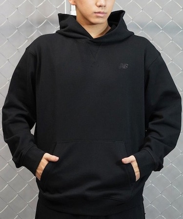 newbalance/フーディパーカー プルオーバー ワンポイント 刺繍 MT41534 ニューバランス メンズ ムラサキスポーツ