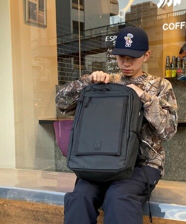 CHROME(クローム)防水 38L COHESIVE 38 WP(コヒーシブ)JP185BKLOGO/バックパック デイパック リュック/ユニセックス メンズ レディース ムラサキスポーツ