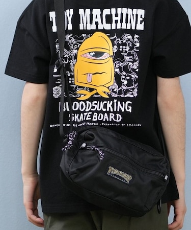 THRASHER/キッズ THR-292 ショルダーバッグ ミニポーチ スラッシャー 男の子 女の子 ムラサキスポーツ
