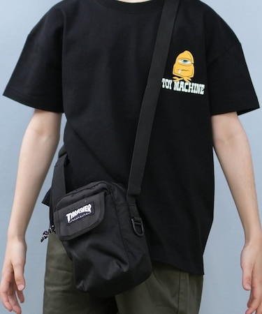 THRASHER/キッズ THR-293 ショルダーバッグ ミニポーチ スラッシャー 男の子 女の子 ムラサキスポーツ