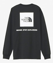 THE NORTH FACE(ザ・ノースフェイス)ロングスリーブバックスクエアロゴティー NT32442 長袖Tシャツ ロンT レギュラーシルエット/ユニセックス メンズ ムラサキスポーツ