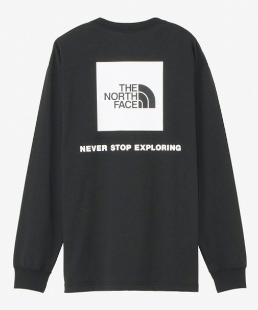 THE NORTH FACE(ザ・ノースフェイス)ロングスリーブバックスクエアロゴティー NT32442 長袖Tシャツ ロンT レギュラーシルエット/ユニセックス メンズ ムラサキスポーツ