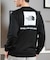 THE NORTH FACE(ザ・ノースフェイス)長袖Tシャツ NT32442 L/S Back Square Logo Tee ロンT レギュラーシルエット/ユニセックス メンズ ムラサキスポーツ