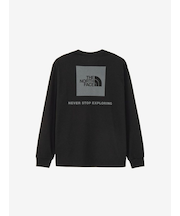 THE NORTH FACE(ザ・ノースフェイス)長袖Tシャツ NT32442 L/S Back Square Logo Tee ロンT レギュラーシルエット/ユニセックス メンズ ムラサキスポーツ