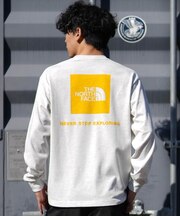 THE NORTH FACE/ ロングスリーブバックスクエアロゴティー NT32442 半袖Tシャツ ザ・ノースフェイス ユニセックス メンズ ムラサキスポーツ【正規代理店】