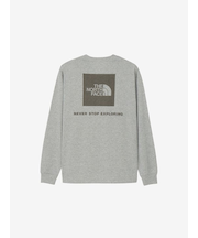 THE NORTH FACE(ザ・ノースフェイス)ロングスリーブバックスクエアロゴティー NT32442 長袖Tシャツ ロンT レギュラーシルエット/ユニセックス メンズ ムラサキスポーツ