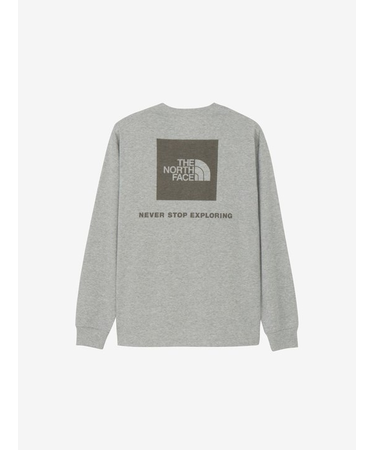 THE NORTH FACE(ザ・ノースフェイス)ロングスリーブバックスクエアロゴティー NT32442 長袖Tシャツ ロンT レギュラーシルエット/ユニセックス メンズ ムラサキスポーツ